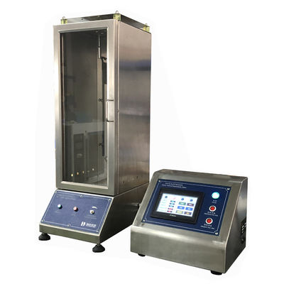 Dobra cena Sprzęt do testowania łatwopalności Werykacyjny tester płomienia dla wyrobów włókienniczych W celu określenia odporności na płomień po zapaleniu i tendencji długości węgla w Internecie